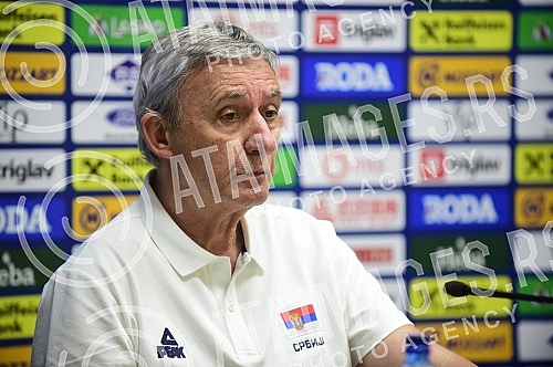 In the press center of SC FSS, a media conference was organized by the head coach of the Serbian national team, Svetislav Pesic, and the president of the Basketball Federation of Serbia, Predrag Danilovic.U press centru SC FSS organizovana je konfe