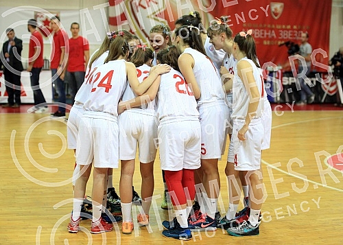 Utakmica 6. kola Prve Zenske Lige Srbije izmedju ZKK Crvena Zvezda i ZKK Student odigrana u hali Basket City. 
