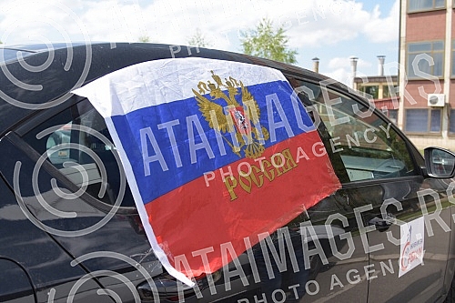  A rally in support of Russia was organized in Nis under the name 