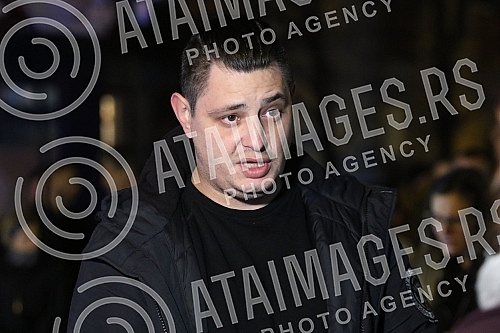 Parents, family and friends of little Despot Mrdjic, who was killed in Prvomajska Street in Zemun on November 24, 2020, when his leg was stuck in the door when getting off the bus, gathered tonight, on the anniversary of his death, and blocked traffi