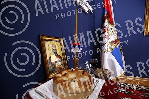 The movement for the renewal of the Kingdom of Serbia by Vojislav Mihailovic marked the party's Patron saint day - Vidovdan.Pokret obnove Kraljevine Srbije Vojislava Mihailovica obelezio je stranacku Slavu - Vidovdan