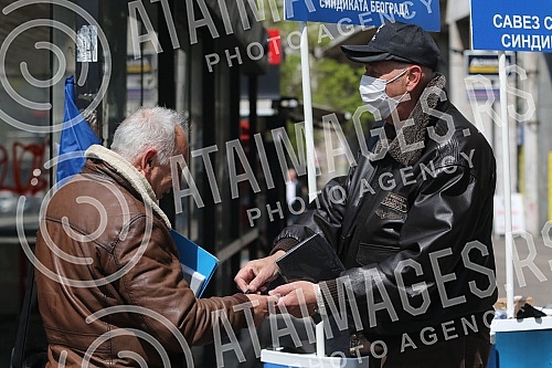 Promotion of safety and health at work, during which the Federation of Independent Trade Unions of Serbia pointed out to the citizens the importance of prevention in order to save life and health during work.Promocija bezbednosti i zdravlja na radu