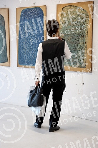 The collective exhibition of sculptures 