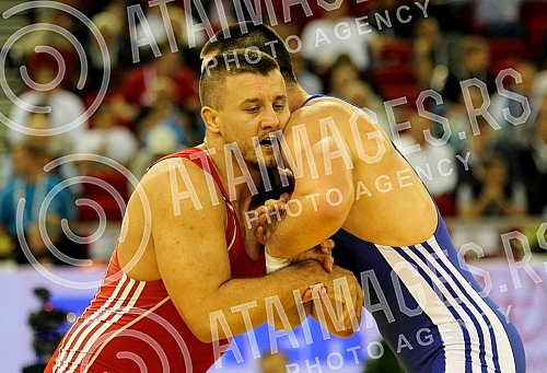 World wrestling championship held in Budapest (Hungary).Svetsko prvenstvo u rvanju u Budimpesti.