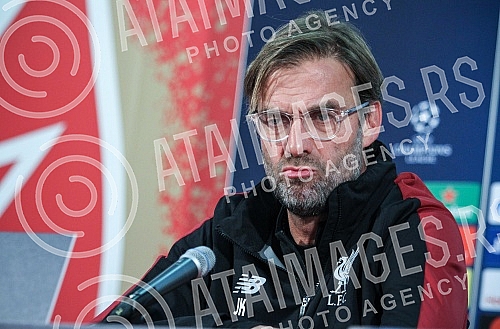 Press conference of Jurgen Klopp before the match of 4 rounds of Group C in the Champions League.Pres konferencija Jirgena Klopa pred utakmicu 4 kola grupe C u Ligi sampiona.
