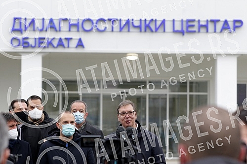 In Krusevac, in the presence of the President of Serbia, Aleksandar Vucic, a new kovid hospital was opened, with a capacity of 500 places, which will contribute to the strengthening of the health system in the fight against the corona virus.U Krusev