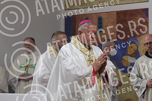 On the occasion of marking the Statehood Day of Serbia, Monsignor Stanislav Hocevar, Archbishop and Metropolitan of Belgrade, led the Mass for the entire state union of the Republic of Serbia in the Cathedral of the Assumption of the Blessed Virgin M On the occasion of marking the Statehood Day of Serbia, Monsignor Stanislav Hocevar, Archbishop and Metropolitan of Belgrade, led the Mass for the entire state union of the Republic of Serbia in the Cathedral of the Assumption of the Blessed Virgin M