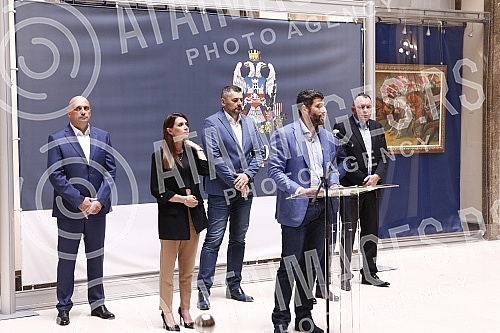 The Mayor of Belgrade, Aleksandar Sapic, presented his assistants and the areas they will be responsible for in the Belgrade City Assembly.