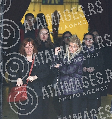 Funeral - cremation of actor Desimir Stanojevic held at the New Cemetery.Sahrana - kremacija glumca Desimira Stanojevica odrzana na Novom groblju.
