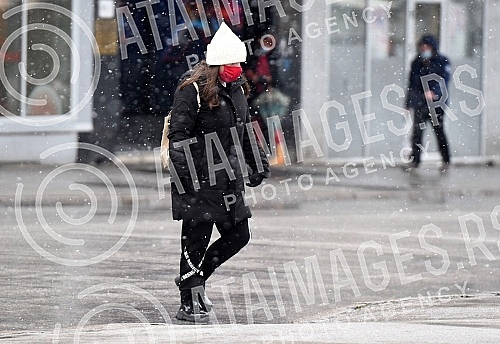 The first snow this season in Novi Sad.Prvi sneg u ovoj sezoni u Novom Sadu.