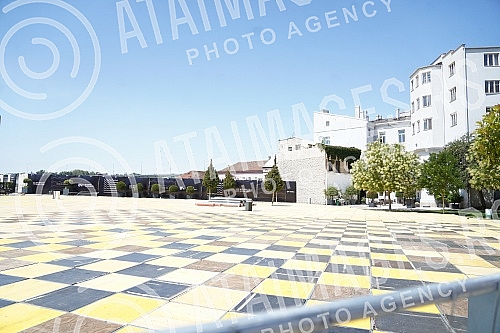 Final preparations on the Geozavoda plateau, on the banks of the Sava River, in an outdoor concert hall, built just for this occasion before the first Belgrade River Fest, where world music names will perform on July 22 and 23, the most beloved tenor