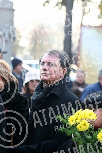 The funeral of Petar Kralj at the New Cemetery.Sahrana Petra Kralja  na Novom groblju.