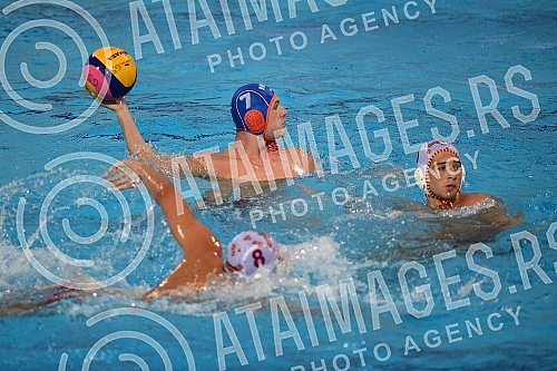 The match for the third place at the FINA World Junior Championship between the teams of Spain and the Netherlands was played at the pool on May 25. Milan Gale Muskatirovic.Mec za trece mesto na FINA Svetskom prvenstvo za juniore izmedju ekipa Span