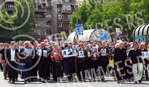 The procession of remembrance was organized on the occasion of the shooting of the final scene of the documentary 
