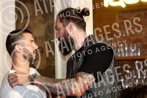 Promotion of new Gillette product hel in kafe Magazin.Promocija novog Zilet (Gillette) proizvoda u kafeteriji Magazin.