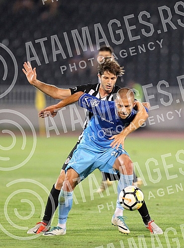 Football match of the seventh (7) round of Serbia Superliga between FC Partizan and FK Backa played at Partizan stadium.Fudbalska utakmica sedmog (7) kola Superlige Srbije izmedju FK Partizan i FK Backa odigrana na stadionu Partizana.
