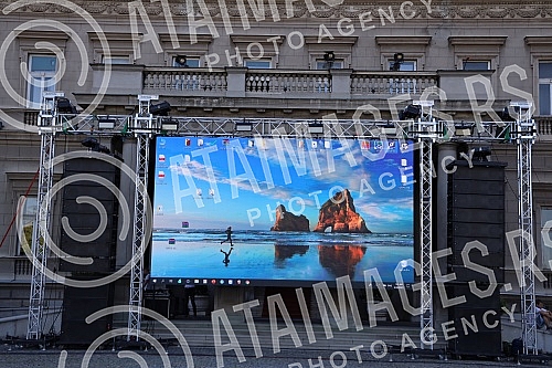 The City Assembly is preparing to welcome the women's basketball team that won a gold medal at the European Championships. U Skupstini grada su u toku pripreme za docek zenske kosarkaske reprezentacije koja je osvojila zlatnu medalju na Evropksom p