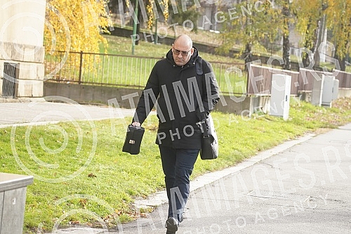 Vladimir Djukanovic Djuka, SNS MP, member of the High Judicial Council and the State Council of Prosecutors, lawyer of the accused Predrag Koluvija in the 