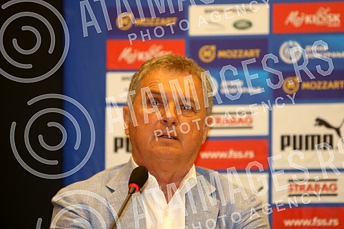 Promotion of the new head coach of the national team of Serbia Ljubisa Tumbakovic was held in the hotel 