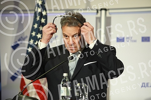 A press conference on a joint visit to Belgrade by Miroslav Lajcak, EU Special Envoy for Belgrade-Pristina Dialogue and Other Regional Issues in the Western Balkans, and Gabriel Escobar, US Deputy Assistant Secretary of State and Special Envoy for th A press conference on a joint visit to Belgrade by Miroslav Lajcak, EU Special Envoy for Belgrade-Pristina Dialogue and Other Regional Issues in the Western Balkans, and Gabriel Escobar, US Deputy Assistant Secretary of State and Special Envoy for th