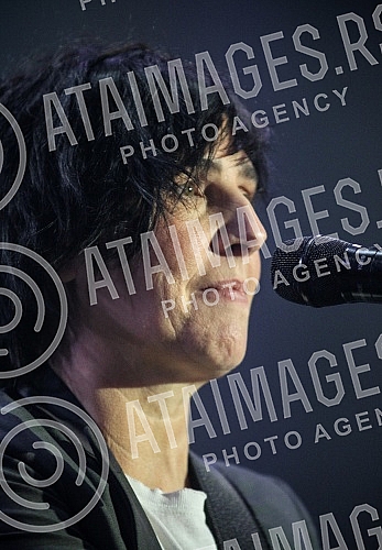 Concert of Scottish pop rock band from Glasgow - Texas held on Sports hall 