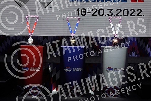 The company SP Atletika 2022 signed a sponsorship agreement with the company Dunav osiguranje, and at the same event at the Crowne Plaza Hotel, the medals of the World Athletics Championship were promoted in the Belgrade22 hall.
Preduzece SP Atletik The company SP Atletika 2022 signed a sponsorship agreement with the company Dunav osiguranje, and at the same event at the Crowne Plaza Hotel, the medals of the World Athletics Championship were promoted in the Belgrade22 hall.
Preduzece SP Atletik