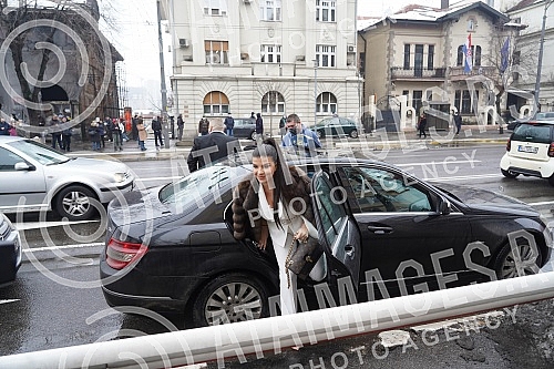 Municipal wedding of Marko Trajkovic, another singer Radisa Trajkovic Djanija.Opstinsko vencanje Marka Trajkovica, drugog sia pevaca Radise Trajkovica Djanija.