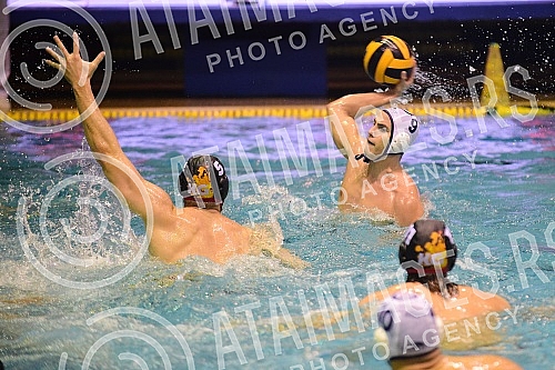 The match of the second round of the Premier Regional Water Polo League between VK Jug AO and VK Partizan.The match of the second round of the Premier Regional Water Polo League between VK Primorac and VK Radnicki.Utakmica drugog kola Premijer re