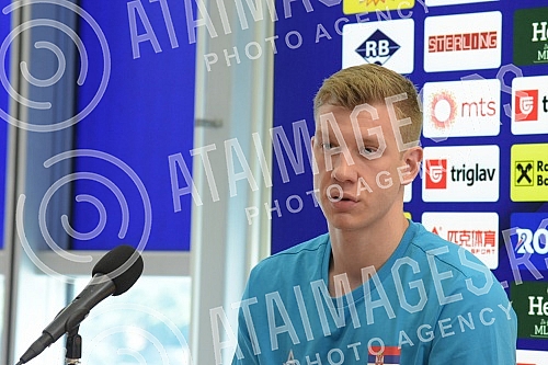 Press conference of the men's A national team of Serbia before the match of the 6th round of group A in the qualifiers for going to the World Cup 2023, which our national team will play on Sunday, July 3 in the low Cair hall against Belgium.Konfere
