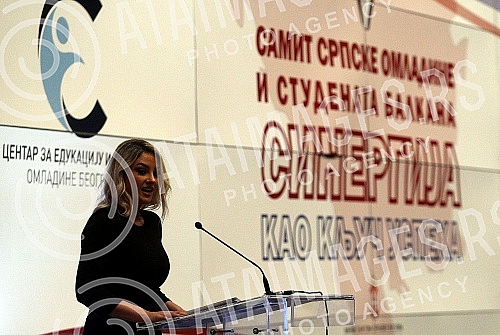 The Prime Minister of the Republic of Serbia Ana Brnabic participated in the Summit of Serbian Youth and Students of the Balkans under the slogan 