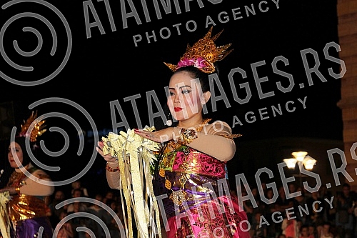 Opening ceremony of Dukat fest held in Banja Luka in front of temlp of Hrista Spasitelja.Svecana ceremonija otvaranja Dukat festa odrzana u Banja Luci ispred Hrama Hrista Spasitelja.