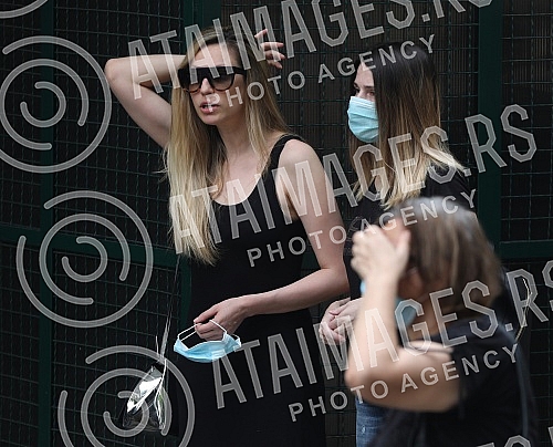 Burial - cremation of Isidora Bjelica at the New Cemetery.Sahrana - kremacija Isidore Bjelice na Novom groblju.