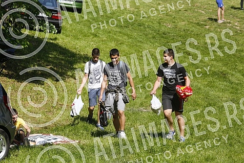 Celebration of International Workers' Day (Labour Day) on Kosutnjak - Prvomajski uranak.Proslava Internacionalnog dana radnika (Praznik rada) na Kosutnjaku - Prvomajski uranak.