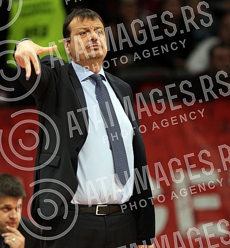 Match of Round 22 of Euroleague between BC Crvena zvezda vs BC Anadolu Efes Istanbul.Utakmica 22. kola Evrolige izmedju KK Crvena zvezda i KK Anadolu Efes.