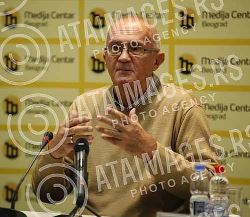 The press conference of the Let's Not Drown Belgrade initiative on the occasion of the announcement of the Protest against State Crime, which is scheduled for Saturday, October 16, at 12 o'clock, in front of the Republic Public Prosecutor's Office.