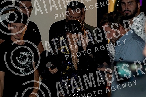 Performance of Ana Nikolic at the opening of the event center The Dream.Nastup Ane Nikolic na otvaranje event centra The Dream.