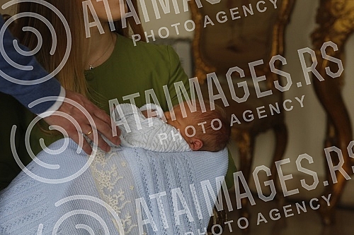 His Royal Highness Prince Philip Karadjordjevic and Danica Karadjordjevic with his son Stefan at the White Palace.Njegovo Kraljevsko Visocanstvo Princ Filip Karadjordjevic i Danica Karadjordjevic sa sinom Stefanom na Belom dvoru.