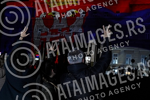 As of today, March 8, Novak Djokovic is officially the best tennis player in the world of all time, and in honor of that, a projection of footage with his best moves in his career so far will be shown on the facade of the Belgrade City Assembly build