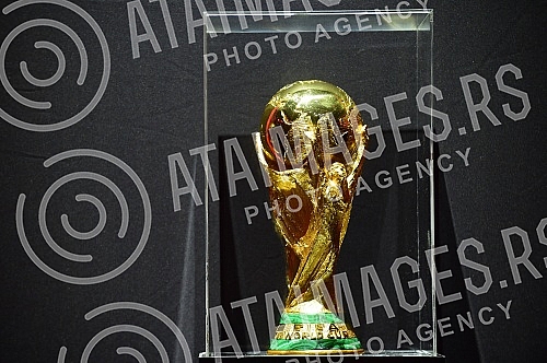 On its way through numerous countries of the world, the FIFA World Cupâ¢ Trophy Tour by Coca-Cola is staying in Belgrade, and on that occasion a press conference was organized in the BelExpo center with the presence of world and domestic football le