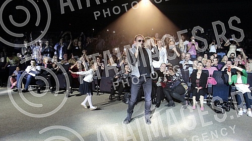 Concert of Zeljko Bebek held in Sava centar.Koncert Zeljka Bebeka u Sava centru.
