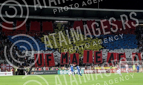 Play - offs, second leg, for UEFA Europa League between FK Crvena zvezda (Serbia) and US Sassuolo (Italia) held on stadium 