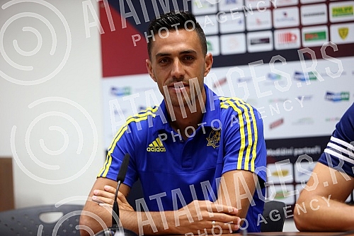 Konferencija FC Maccabi Tel Aviv pred utakmicu kvalifikacija za Ligu Sampiona protiv FC Victoria Plzen (Czech Republic).