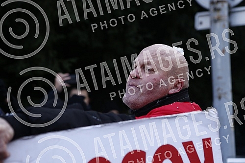 On the fourth anniversary of the murder of Oliver Ivanovic, citizens and opposition leaders gathered in front of the Presidency of the Republic of Serbia, and then went for a walk along the route to the Church of St. Mark under the slogan 