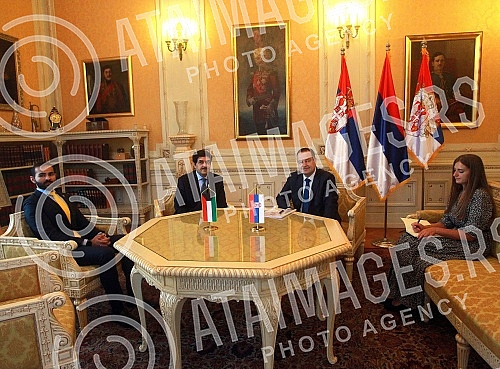 Meeting of the President of the Assembly of Serbia Ivica Dacic with the Ambassador of Kuwait Yousef Ahmad Abdul Samad.
Sastanak predsednika Skupstine Srbije Ivice Dacica sa ambasadorom Kuvajta Jusefom Ahmad Abdulsamadom. Meeting of the President of the Assembly of Serbia Ivica Dacic with the Ambassador of Kuwait Yousef Ahmad Abdul Samad.
Sastanak predsednika Skupstine Srbije Ivice Dacica sa ambasadorom Kuvajta Jusefom Ahmad Abdulsamadom.