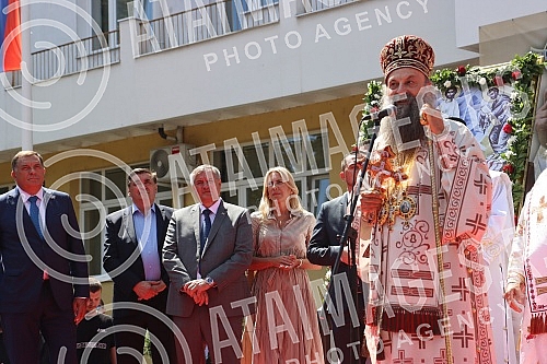 The City of Doboj Celebrates the Baptism - The Transfiguration of the Lord with the Visit of the Serbian Patriarch Porphyry and the Officials of the Republic of Srpska.Grad Doboj obelezio krsnu slavu - Preobrazenje Gospodnje uz posetu patrijarha sr