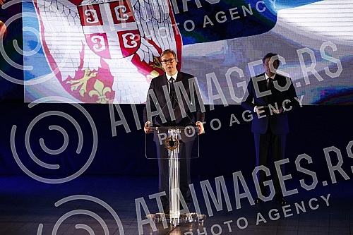 The ceremony marking the 20th year since the establishment of the Security and Information Agency (BIA) and the 123rd year since the establishment of the Department for Confidential Police Affairs was held in the ceremonial hall of the BIA.
Svecanos The ceremony marking the 20th year since the establishment of the Security and Information Agency (BIA) and the 123rd year since the establishment of the Department for Confidential Police Affairs was held in the ceremonial hall of the BIA.
Svecanos