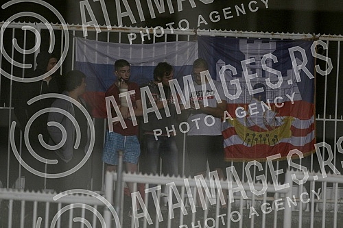 The third round of the Serbian Super League between FK Cukaricki and FK Rad was played on Banovo brdo.Trece kolo Superlige Srbije izmedju FK Cukaricki i FK Rad odigrano na Banovom brdu.
