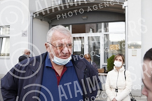 Dr. Vojislav Seselj, President of the Serbian Radical Party before the Third Court - Trial of the indictment Vojislav Seselj against Bosko Obradovic.Dr Vojislav Seselj, predsednik Srpske radikalne stranke ispred Treceg suda - Sudjenje po optuznici V