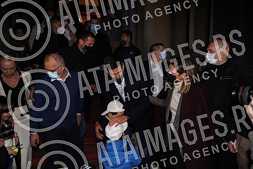 As of today, March 8, Novak Djokovic is officially the best tennis player in the world of all time, and in honor of that, a projection of footage with his best moves in his career so far will be shown on the facade of the Belgrade City Assembly build