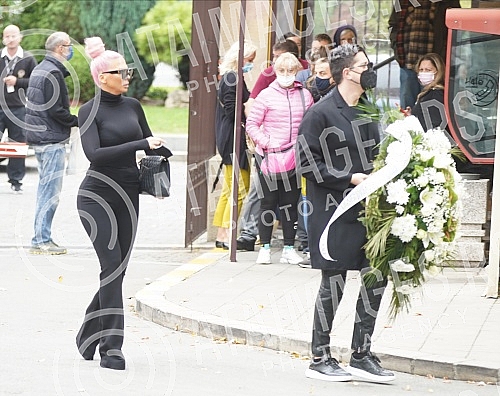 Funeral of songwriter and hitmaker Marina Tucakovic at the New Cemetery